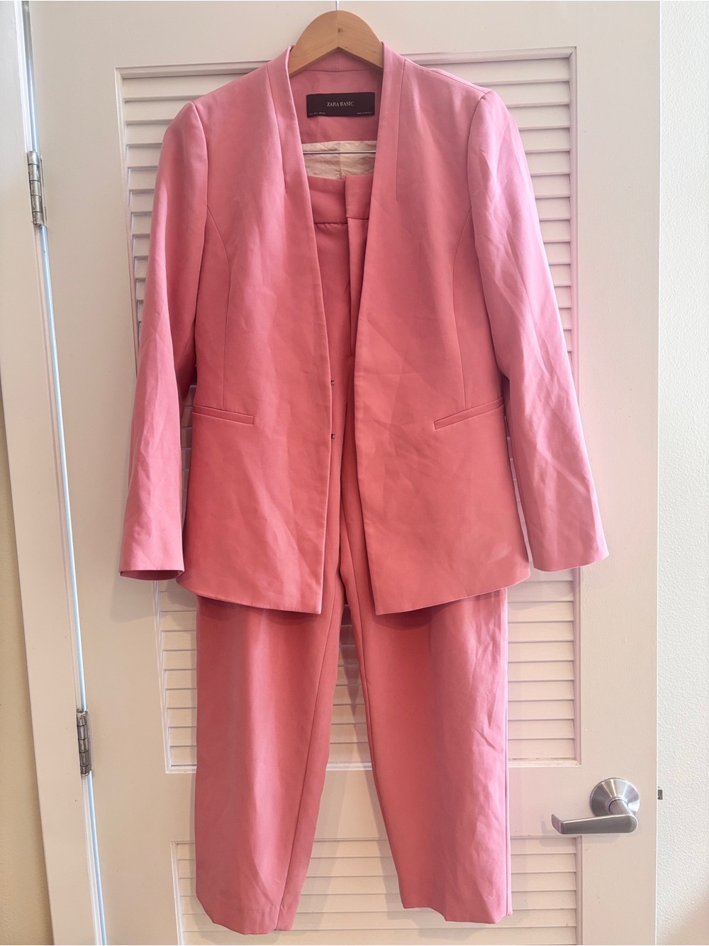 Zara Rose Pink Women's Blazer and Trousers Set